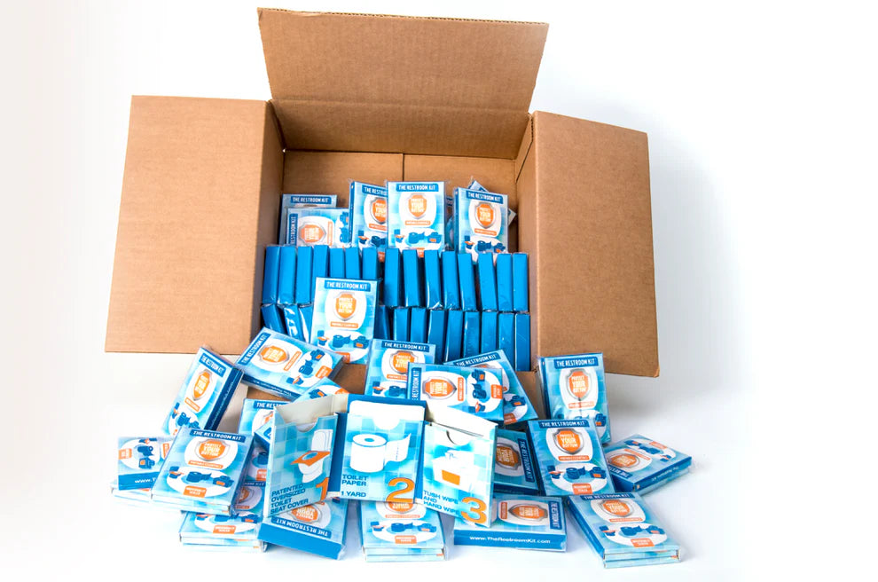 The Restroom Kit – Travel Restroom Kit for Clean & Comfortable Public Restroom Use